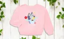 Bluey Toddler Girls Fleece Sweater 