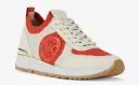 Michael Kors Jenkins Two-Tone Knit Sneakers 