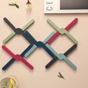 X-Shaped Foldable Silicone Heat Resistant Trivet