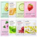 8pcs Natural Plant Face Masks – Korean Skincare Sheet Masks for Hydrating, Moisturizing & Firming