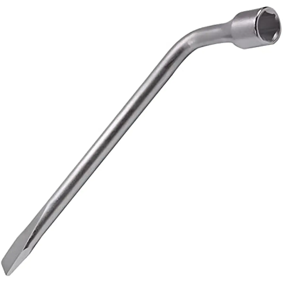 L-Type Lug Wrench – 17/19/21mm Hex Socket Tire Repair Tool for Cars & Spare Tire Removal