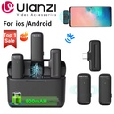 Ulanzi J12 Wireless Lavalier Microphone – Plug & Play Mini Mic for iPhone & Android, Video Recording & Live Streaming