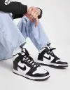 Nike Dunk High Retro sneakers in black and white