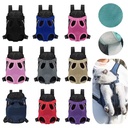 Double Shoulder Breathable Pet Carrier Backpack – Portable Mesh Travel Bag for Small Dogs & Cats 